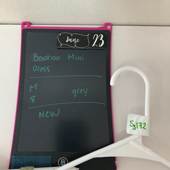 Boohoo Mini Dress Womens 8 Floral Print 3/4 Sleeves Pullover Stretch Boat Neck - Picture 12 of 13